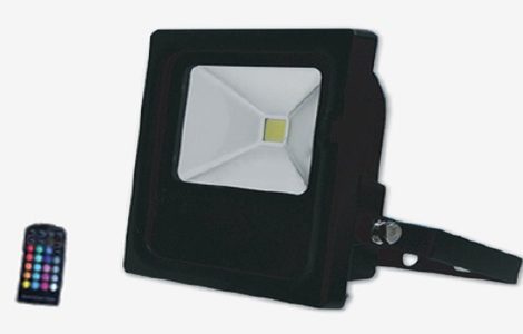 Slimline RGB IR Sensor LED Flood Light 10W ~ 60W