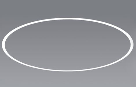 Chain GAS35 D1500 Recessed LED Linear Curve Light